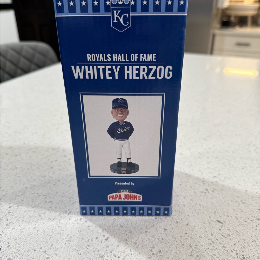 Kansas City Royals Whitey Herzog Bobblehead